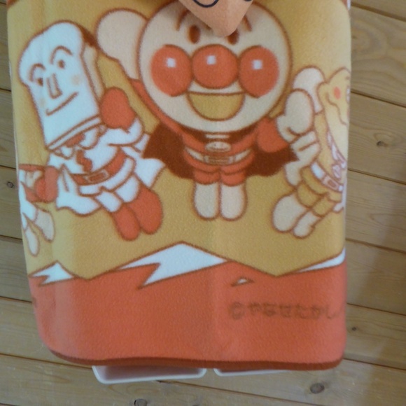 Anpanman Snap for Hoodie Hooded Blanket Fleece with Bag Baby Kids Boys Girls - Picture 5 of 10